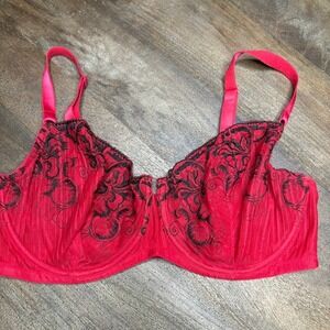 PARAMOUR‎ Bra Size 38DD Red Underwire